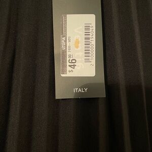 NWT - Venti6 long, black, pleated skirt